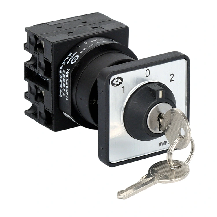 20A Kulcsgomb Vezérlőközpont Szerelje be a háromállású bütykös kapcsolót