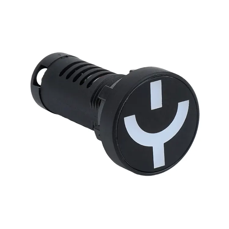 22mm Rögzítési furat Mérete Kerek típus Helyzetjelző lámpa AD16-22W
