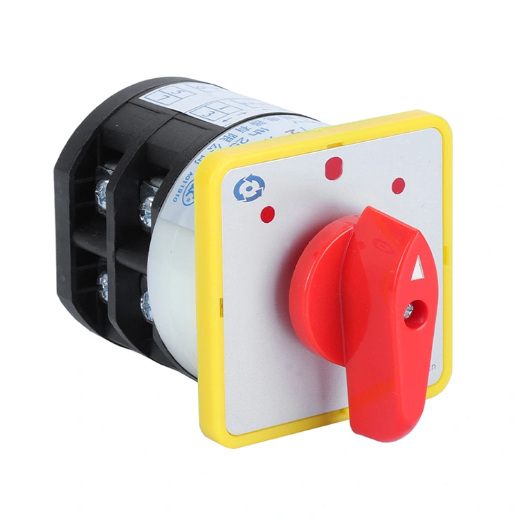 25A kézi gombos vezérlő forgóváltó kapcsoló