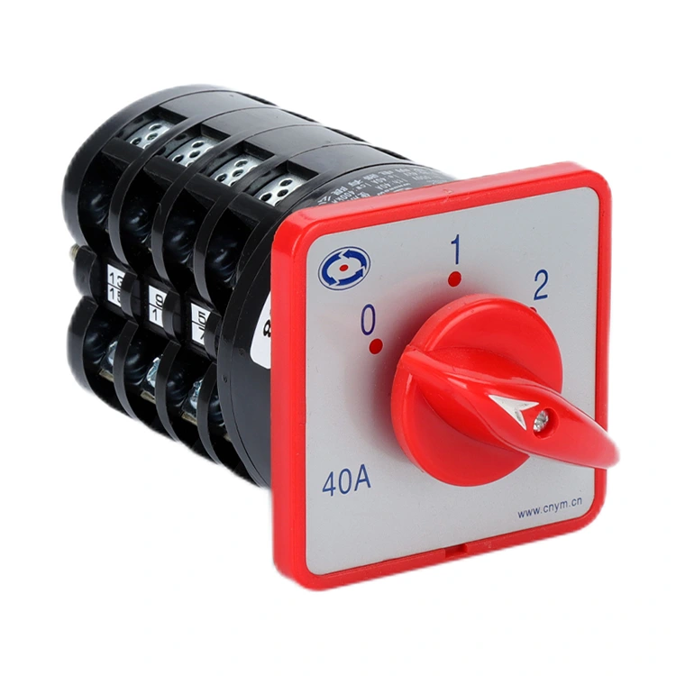 40A kombinált forgó bütykös kapcsoló 7,5kw