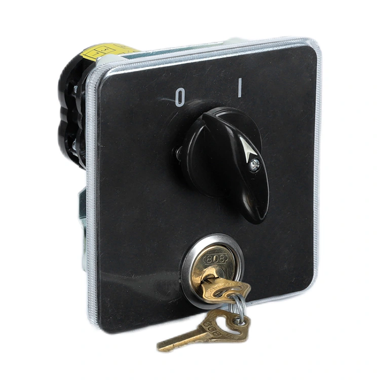 40A kulcsos vezérlőkombináció forgó bütykös kapcsoló 7,5kw