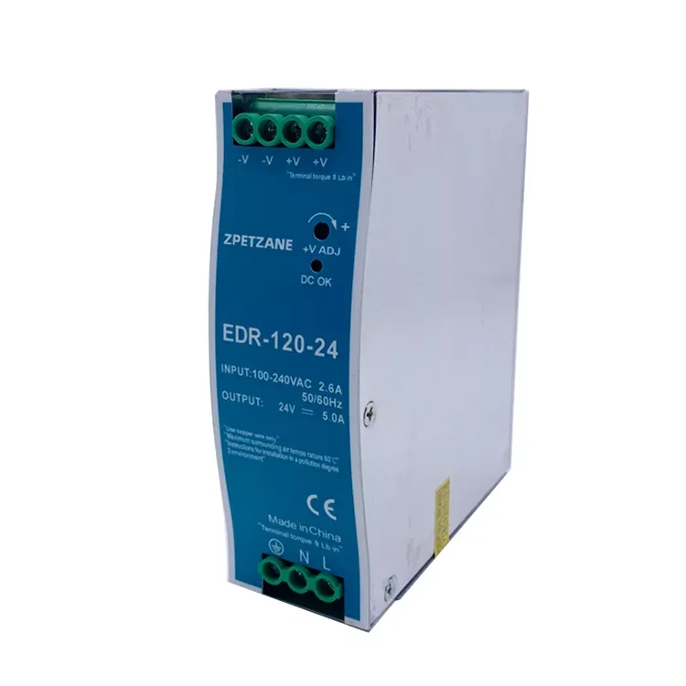 EDR-120W DIN sínre szerelt kapcsolós tápegység