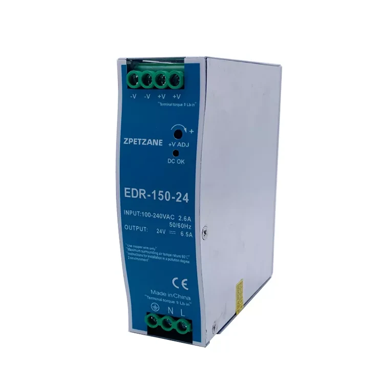 EDR-150W DIN sínre szerelt kapcsolós tápegység